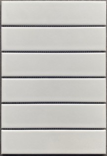 Metro White 45x195 Stacked Mosaic Gloss 285x195