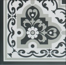 Normandy Black Angulo Matt 200x200