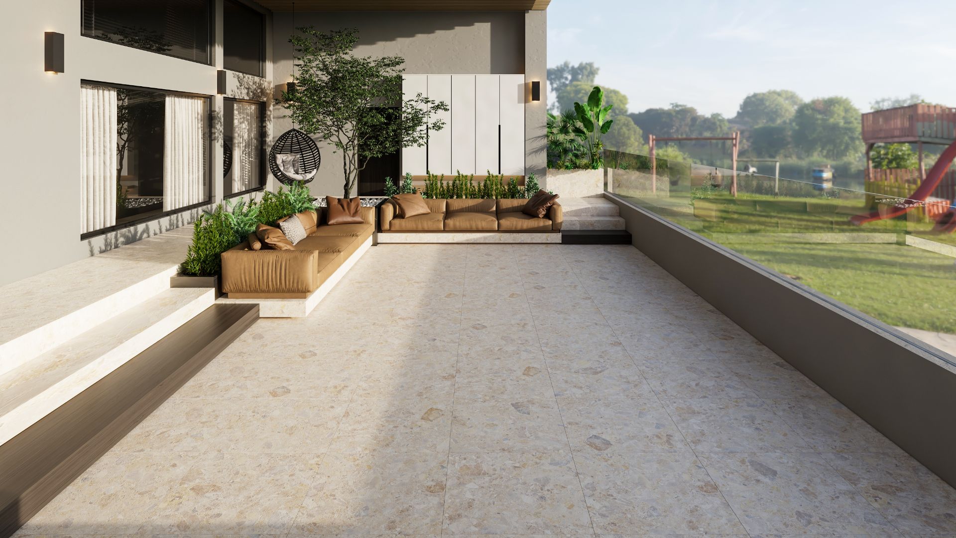 crushed terrazzo pavers 001