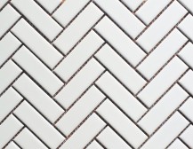 Herringbone White