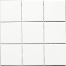 Metro White 100x100 Mosaic