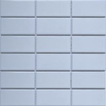 Metro White 45x95 Stacked Mosaic