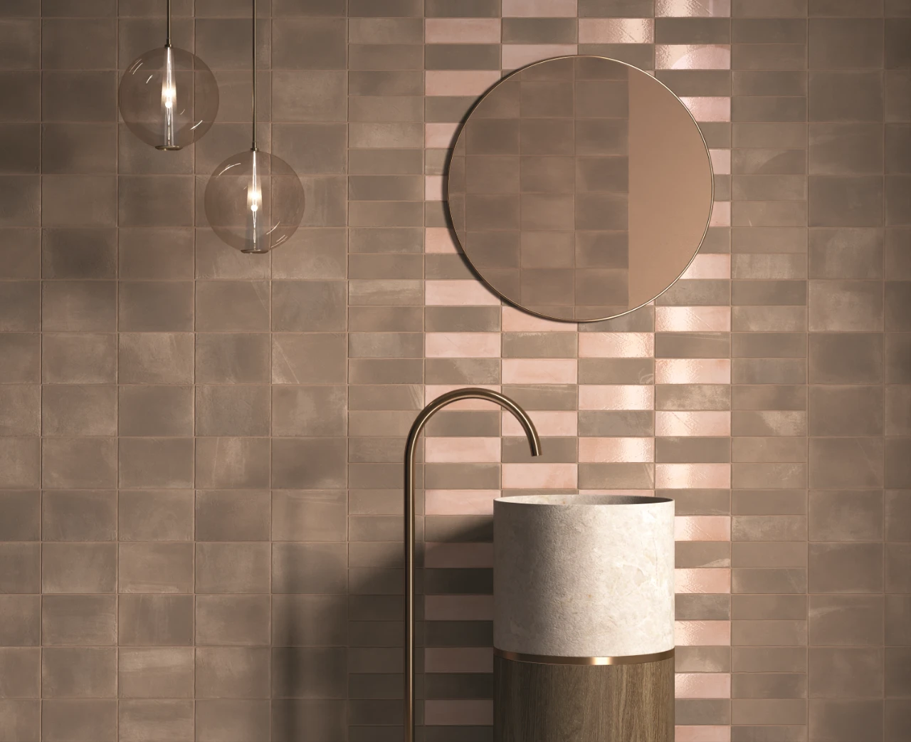 MIYAKO AMBER BROWN MIYAKO CRYSTAL PINK lifestyle