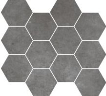 Paradigm Grey Hexagon Mosaic Matt 254x317