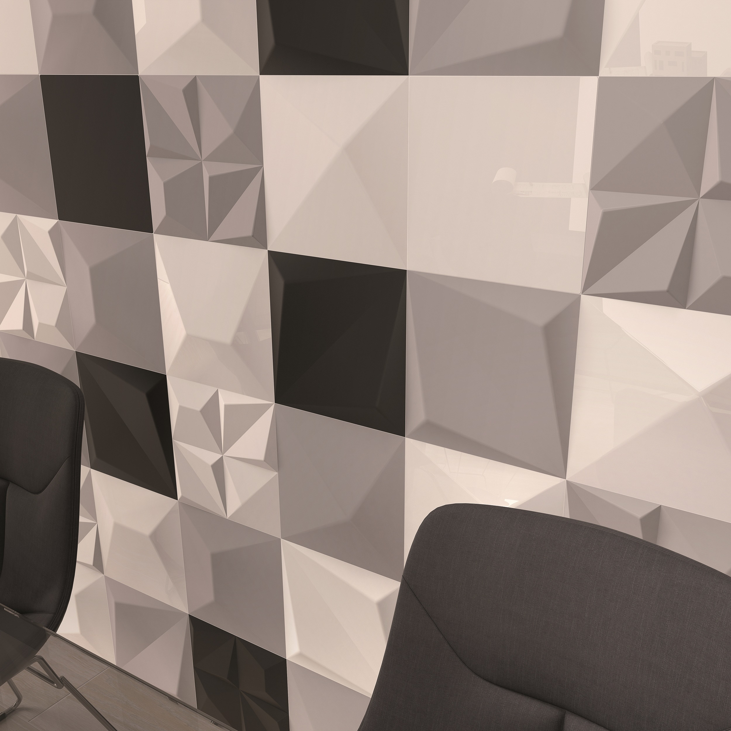 SHAPES BLACK MATT 250X250 lifestyle