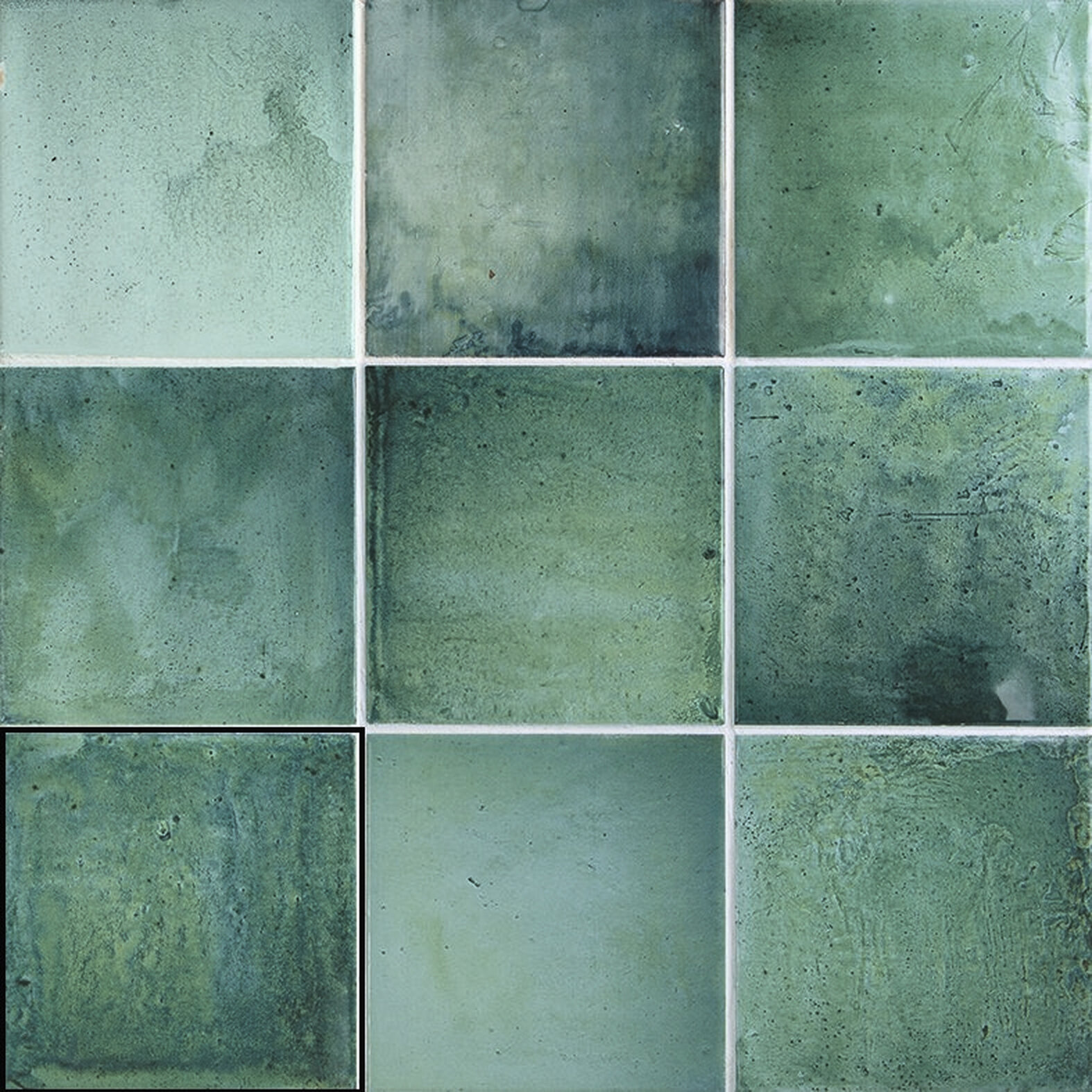 SINTRA EMERALD GREEN GLOSS WALL 124X124 ALL