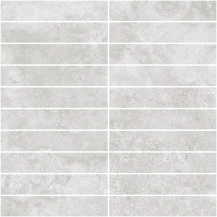 Tivoli Cross Cut Silver Mosaic Matt 300x300