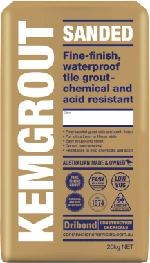 Kemgrout Sanded Black 20kg 