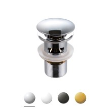 Basin Waste Pop-up Unslotted Chrome