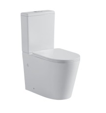 Unika Monza 2 Pc White Toilet Gloss