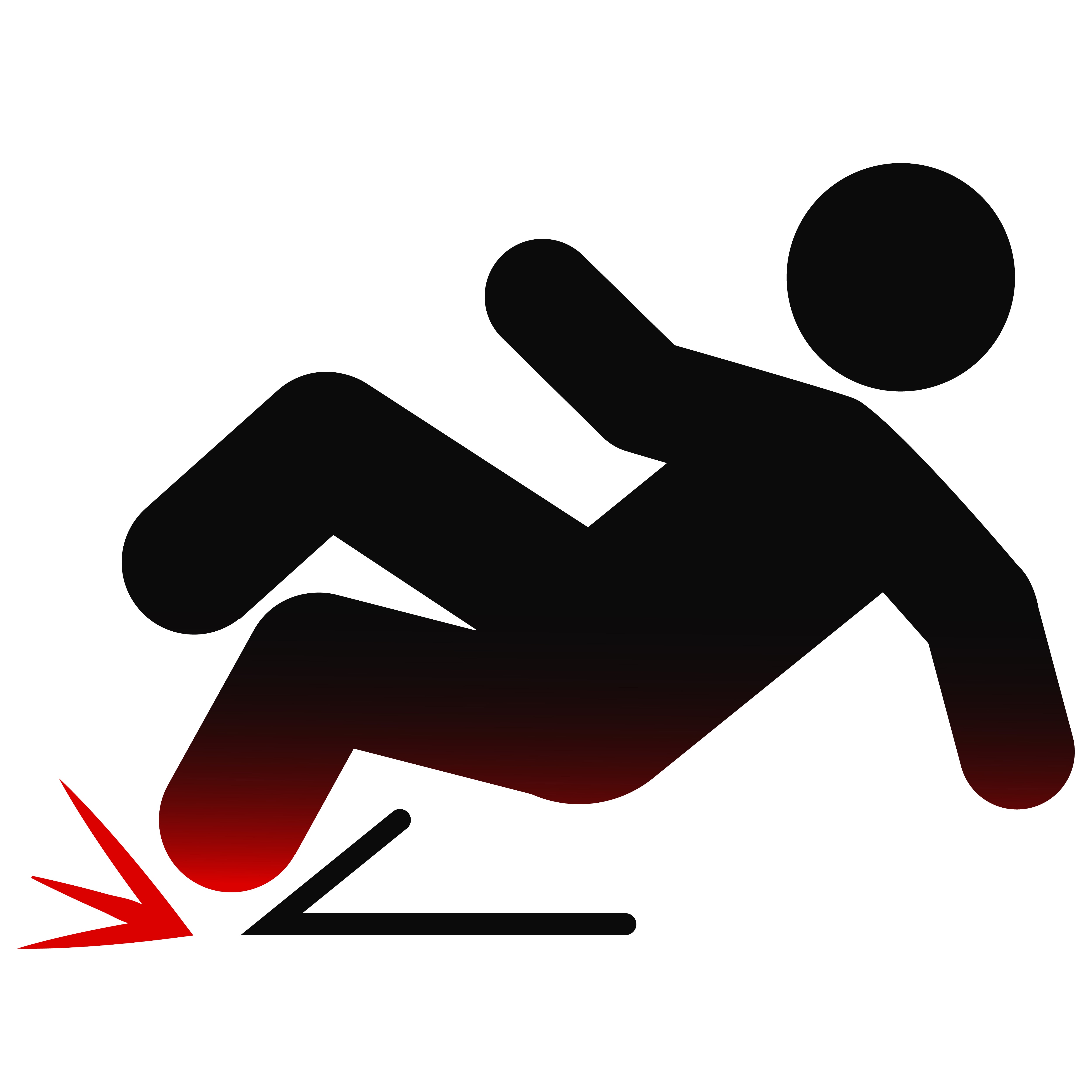 Man slipping on tiles v2