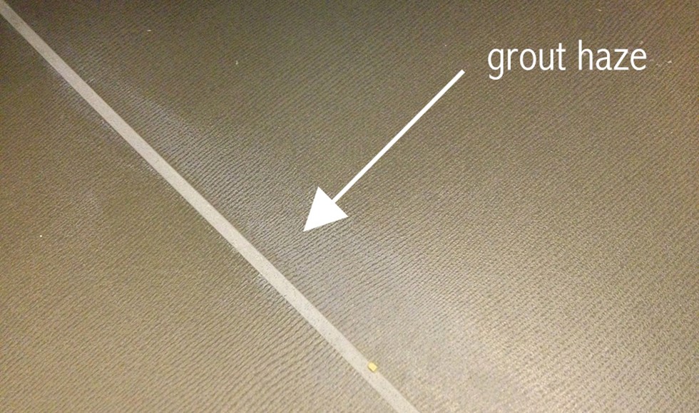 Grout Haze Tile Warehouse, How To Remove Grout Haze From Ceramic Floor Tile